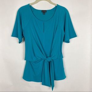 The Limited Tie Front Top